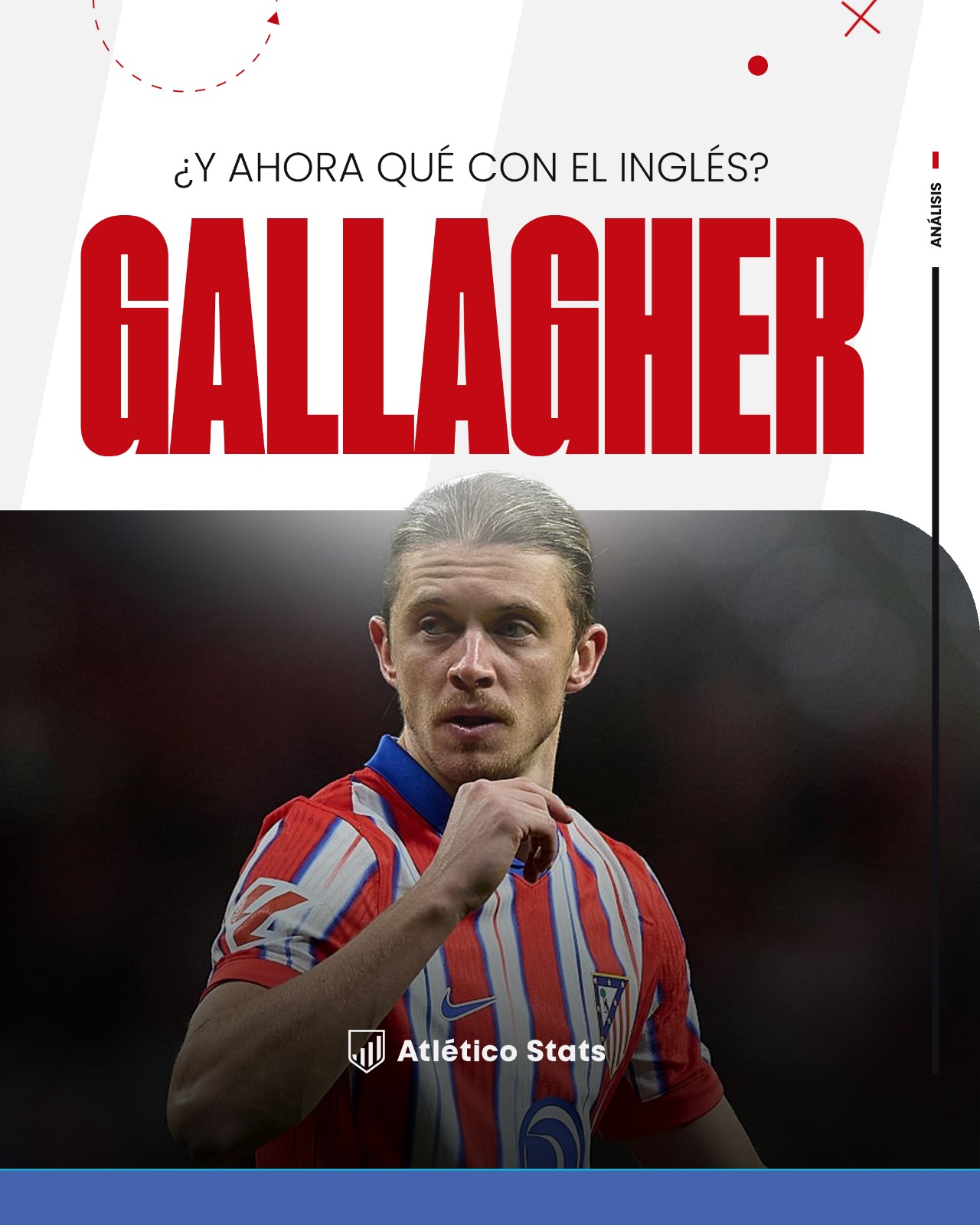 Conor Gallagher con el Atlético de Madrid en la temporada 2024/2025