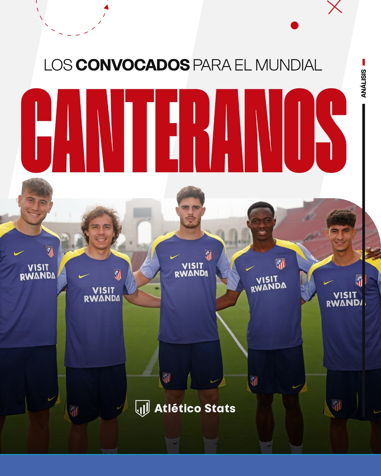 Los canteranos del Atleti que van al Mundial.