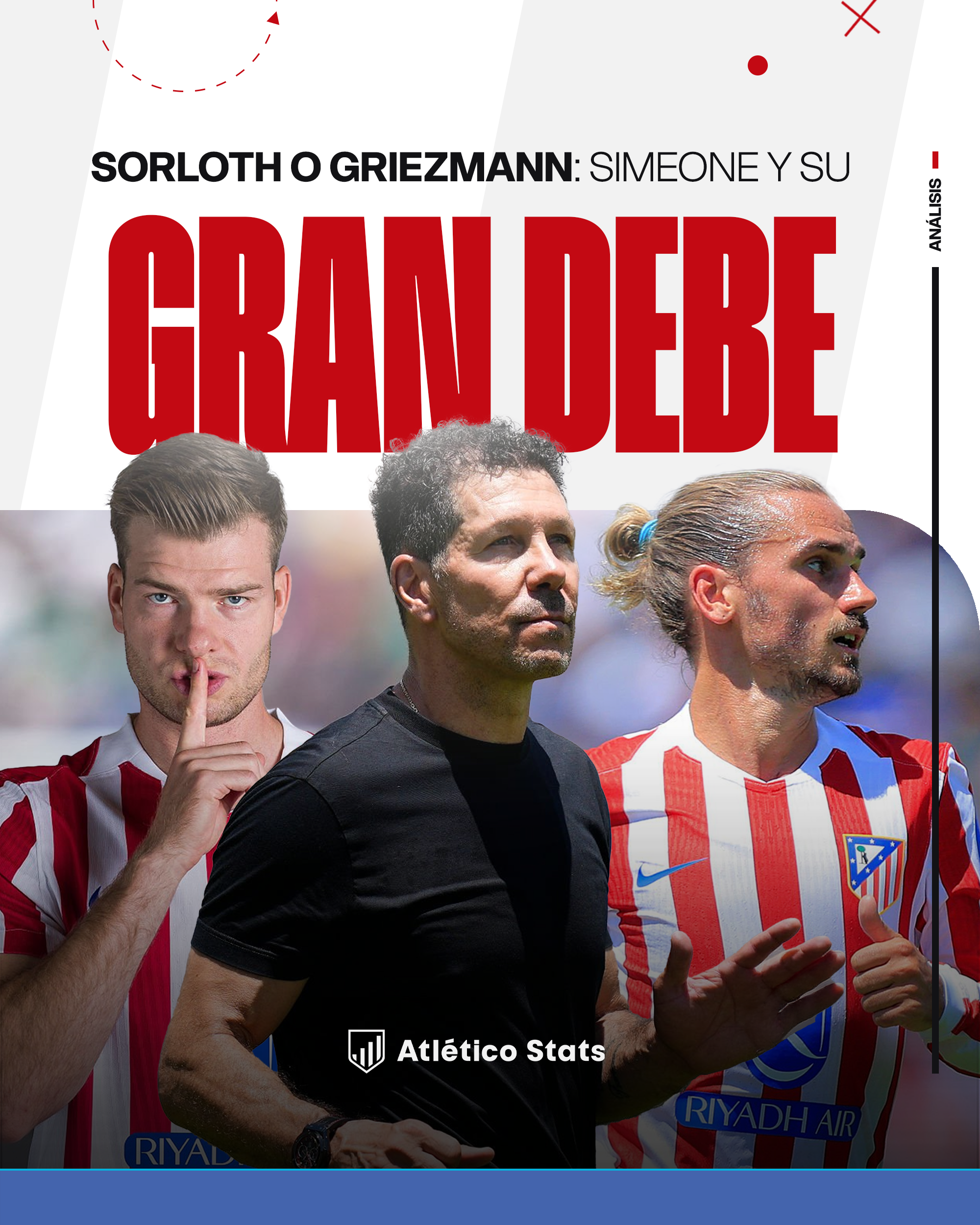 Antoine Griezmann o Alexander Sorloth: el gran debe de Simeone