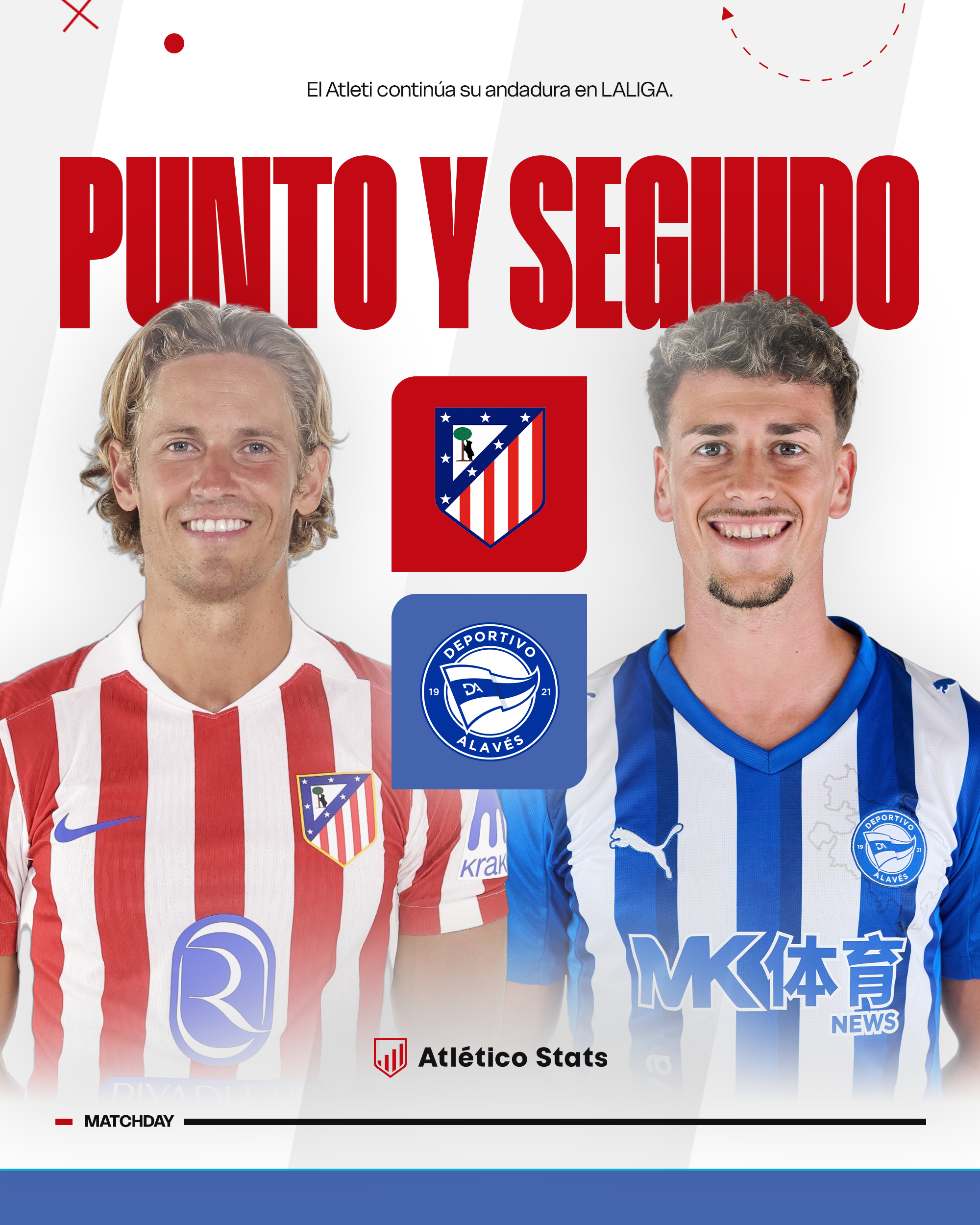 Atlético – Deportivo Alavés: punto y seguido en LaLiga