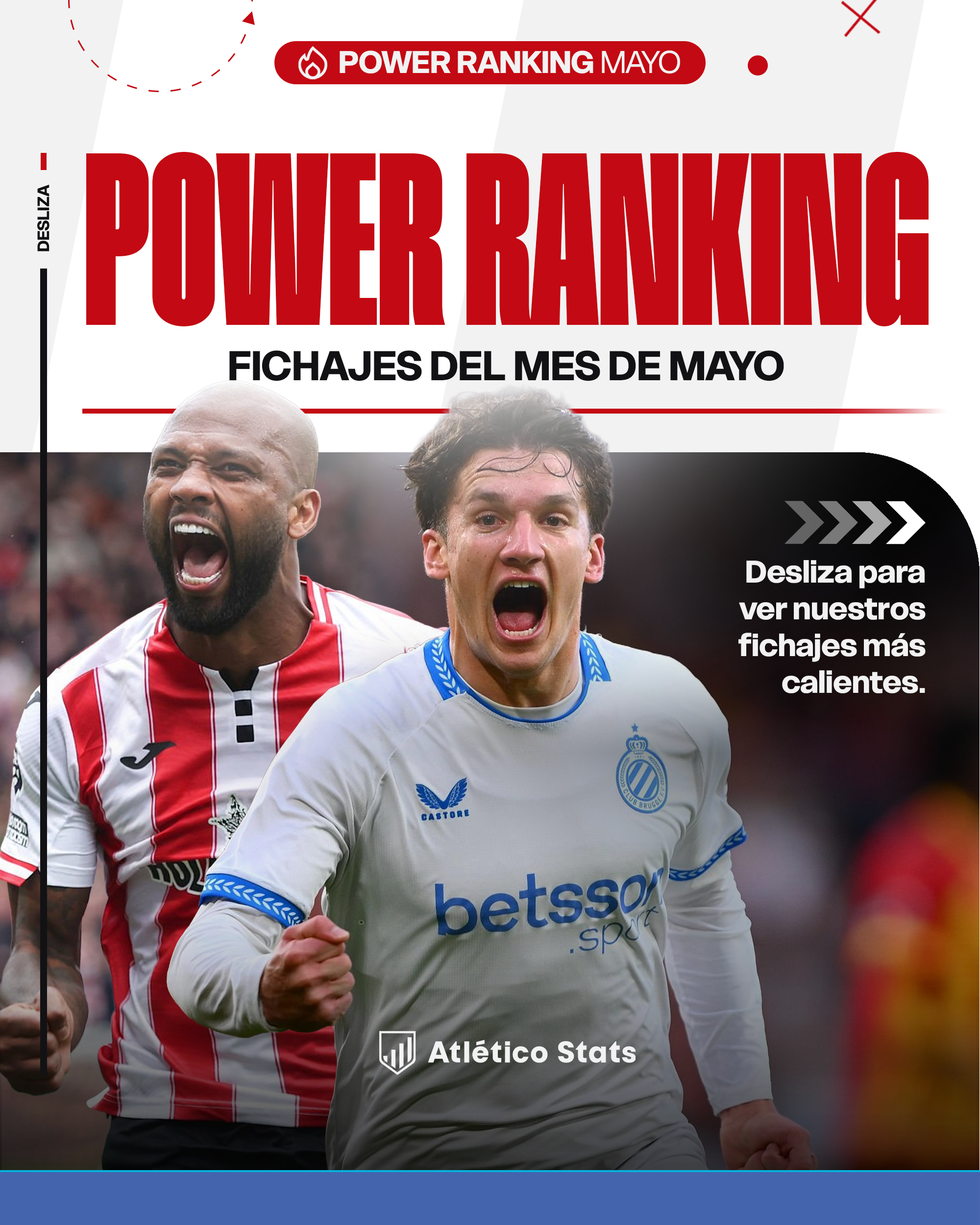 Descubre el nuevo Power Ranking mensual de fichajes. Tzolis y Palestra suben, mientras Greenwood cae. ¡Entra en la web y crea tu propia clasificación!