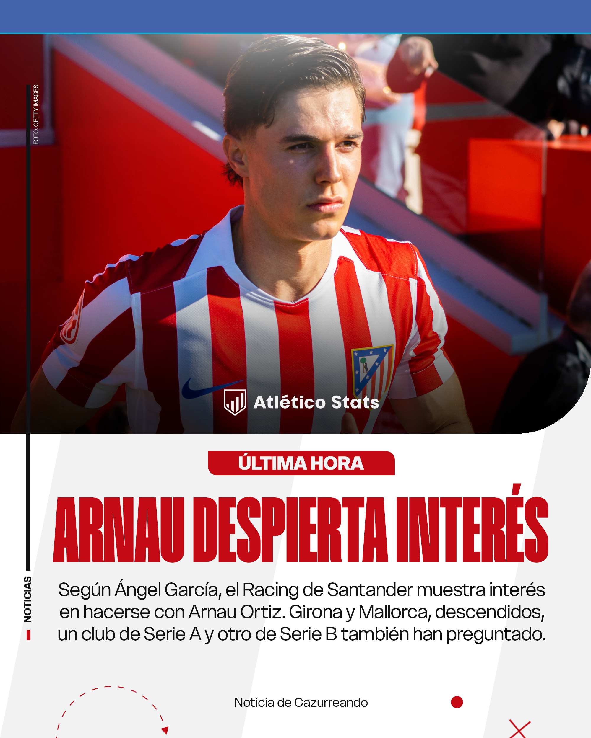 Arnau Ortiz hace historia con el Atlético Madrileño marcando 23 goles. ¿Hará la pretemporada con Simeone? Descubre qué equipos quieren fichar al delantero.