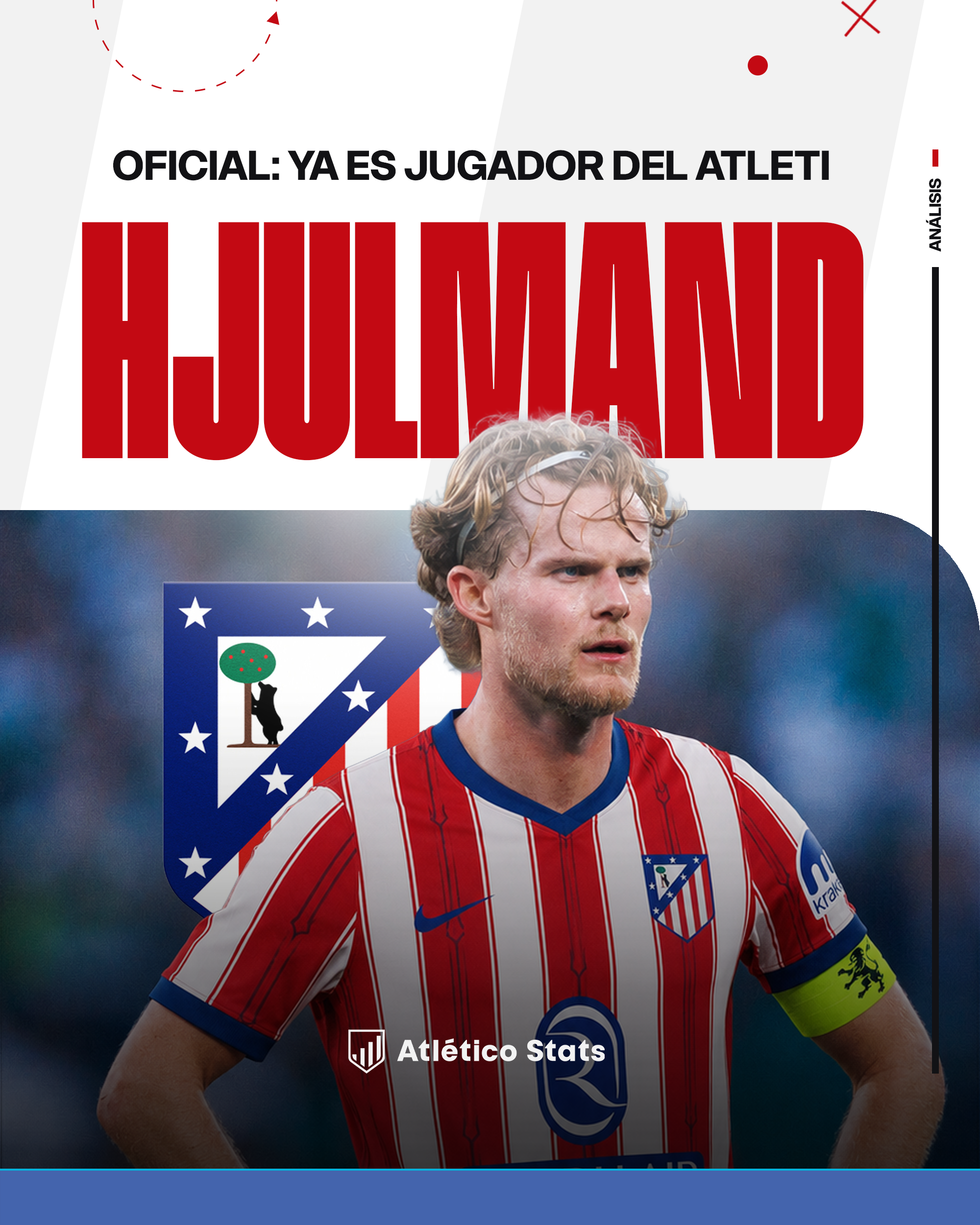 Morten Hjulmand ya es del Atlético de Madrid. Analizamos el fichaje del pivote defensivo que pedía Simeone, su perfil táctico y cómo potenciará a Barrios.