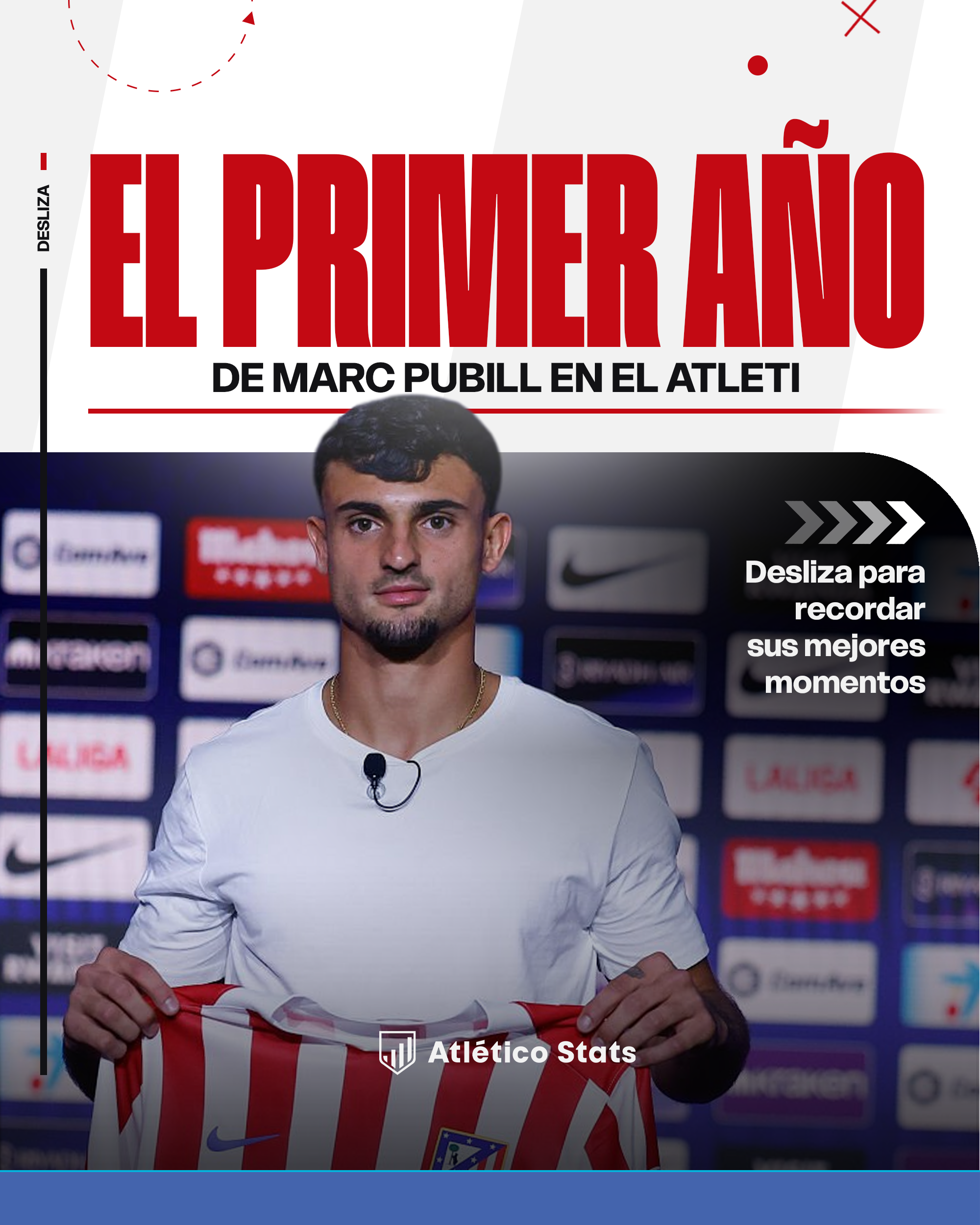Se cumple un año del fichaje de Marc Pubill por el Atlético de Madrid. Repasamos sus 365 días: de jugar solo 37 minutos a proclamarse campeón del mundo.
