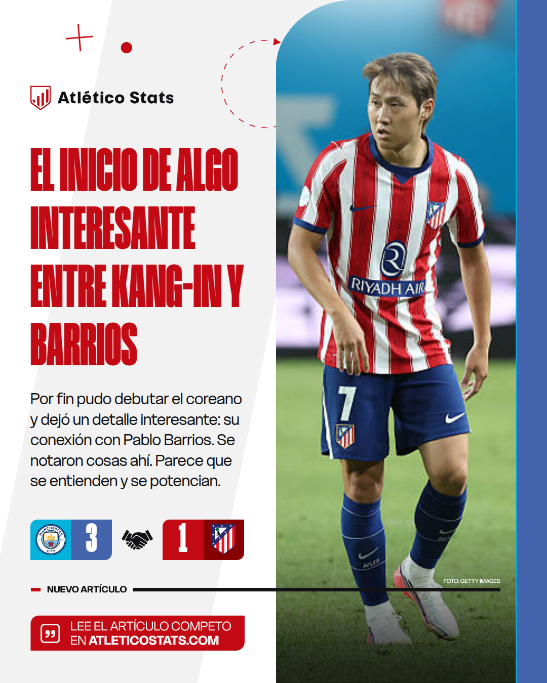 El debut de Kang-In Lee con el Atleti