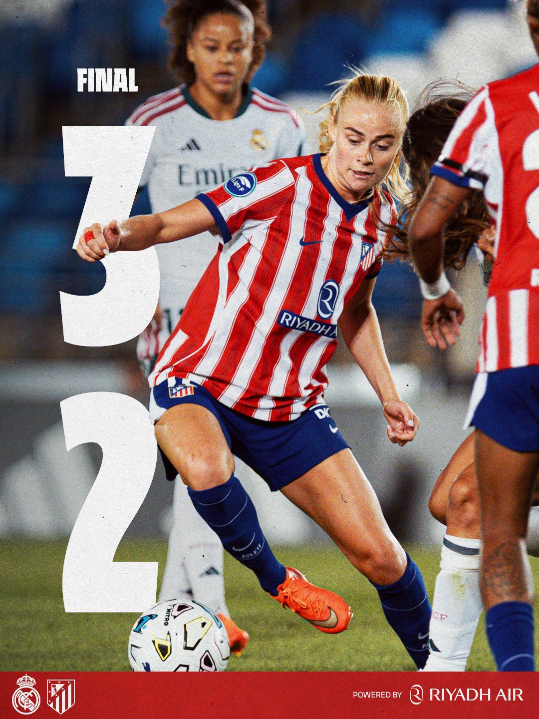 Real Madrid 3-2 Atleti Femenino: derrota en un derbi loco