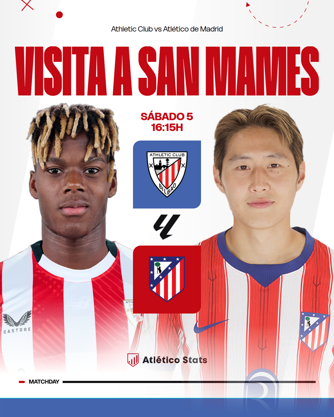 ¿Pasará el Atleti la prueba de San Mamés? Previa del Athletic vs Atlético de Madrid: alineaciones, dónde ver el partido y el duelo Simón vs Baena.