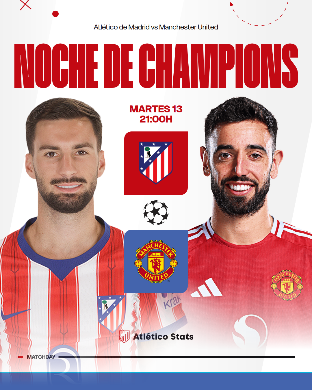 PREVIA | Atlético de Madrid vs Manchester United
