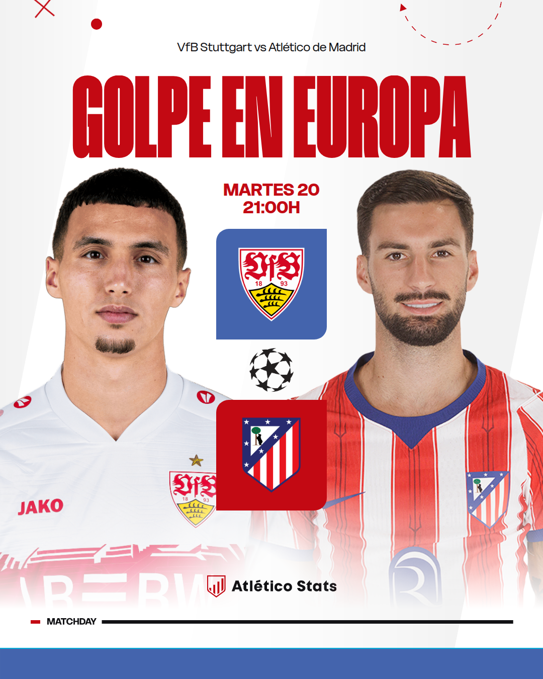 PREVIA | VfB Stuttgart vs Atlético de Madrid