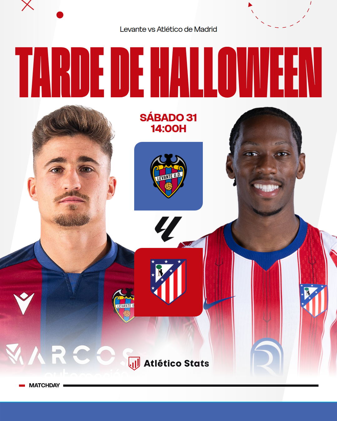 Previa del partido de la jornada 9 de LaLiga entre Levante y Atlético de Madrid