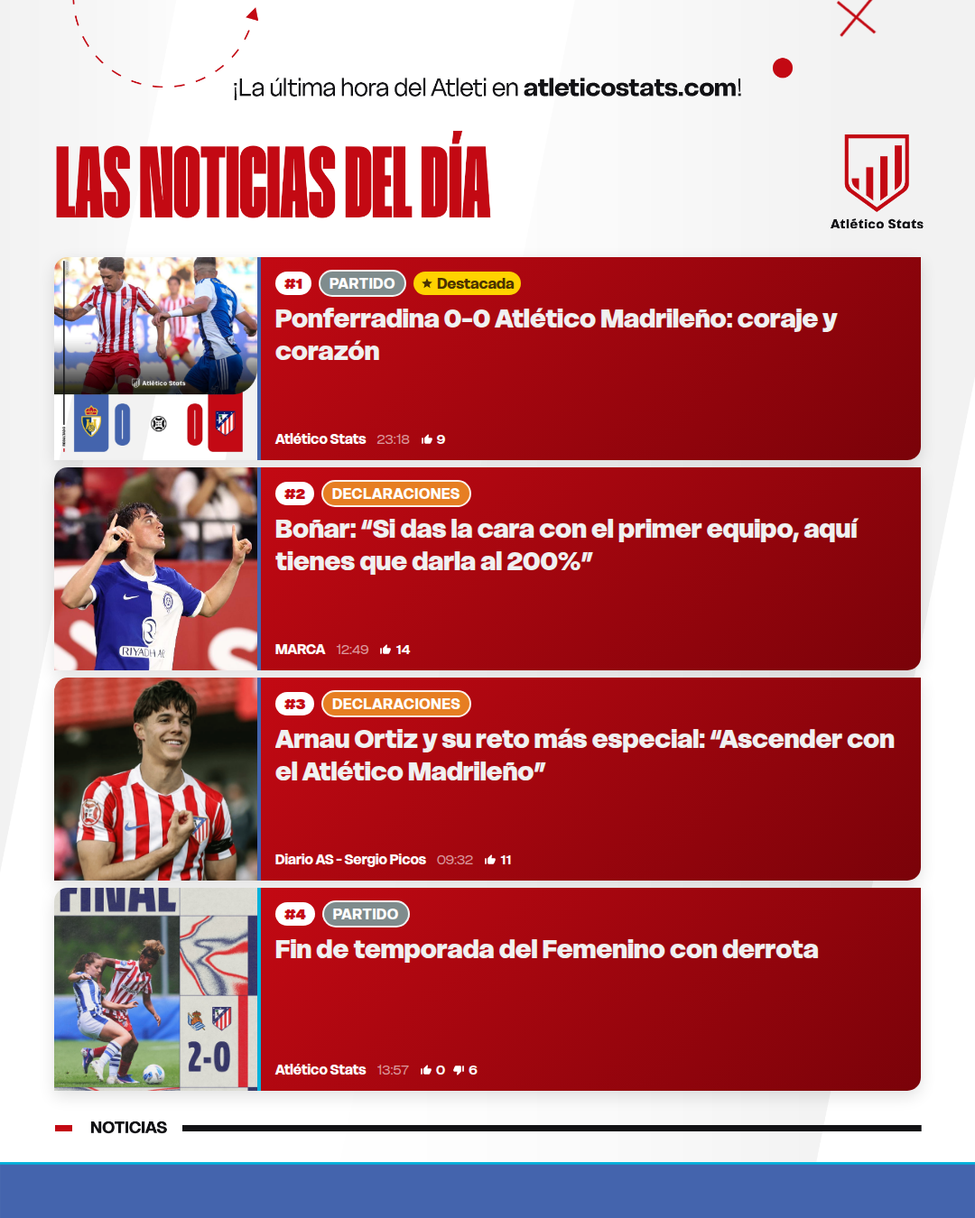 Noticias de los últimos días · mayo de 2026