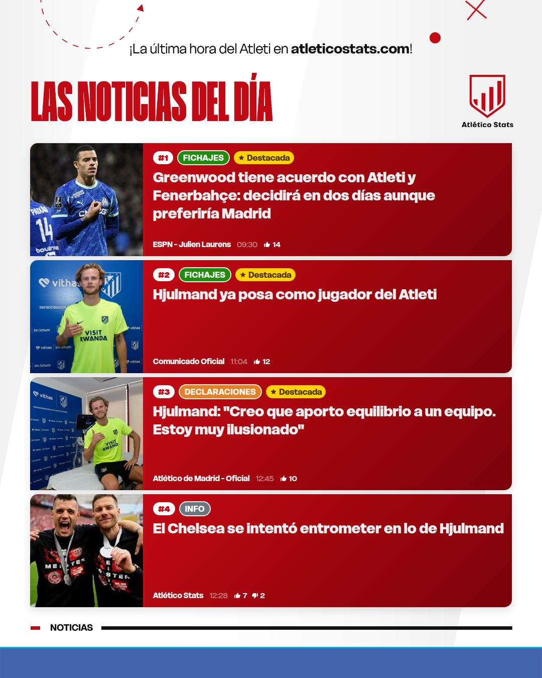 Noticias del día · 11 de julio de 2026