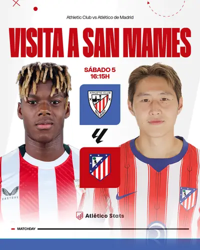 ¿Pasará el Atleti la prueba de San Mamés? Previa del Athletic vs Atlético de Madrid: alineaciones, dónde ver el partido y el duelo Simón vs Baena.