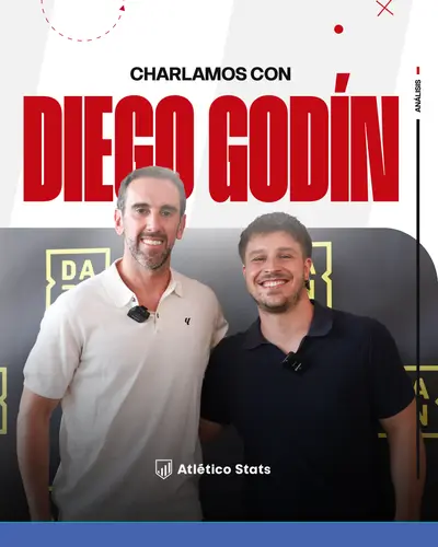 Diego Godín atiende a Atlético Stats antes del derbi: las claves ante el Madrid, destaca el liderazgo y la personalidad de Cuti Romero y no se olvida de Pubill